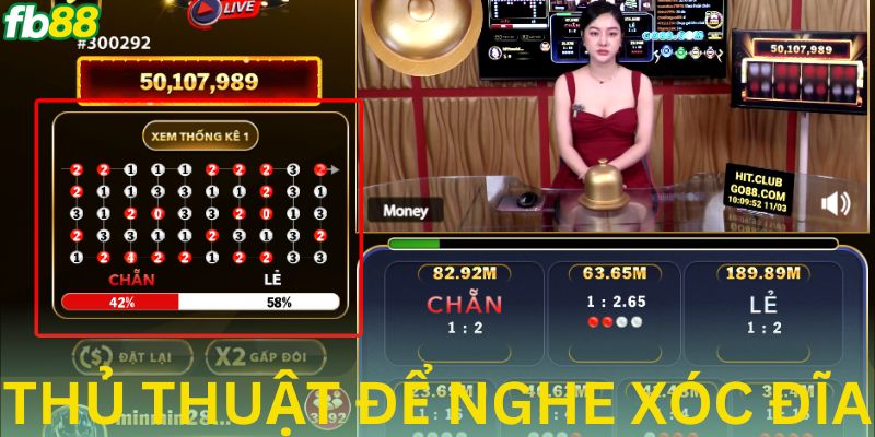 Những thủ thuật để nghe vị trong xóc đĩa hiệu quả.