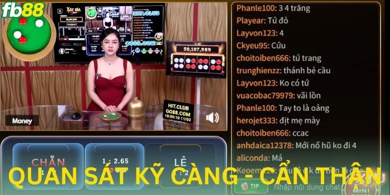 Quan sát là cách nghe vị trong xóc đĩa hiểu quả