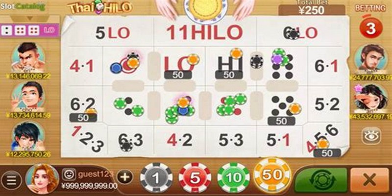 Luật chơi của game xí ngầu Thái Hilo